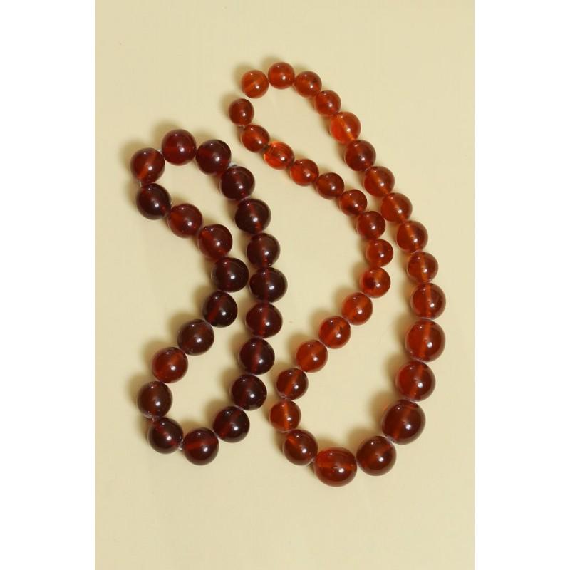 87 g. Vintage 100% natural Baltic amber two necklaces (1 of 16)