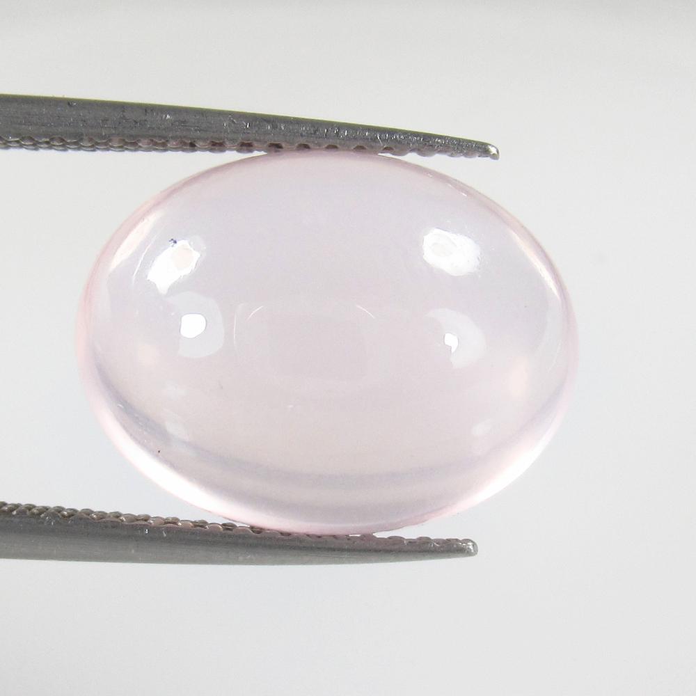8.65 Ctw Natural Rose Quartz Oval Cab (1 of 2)
