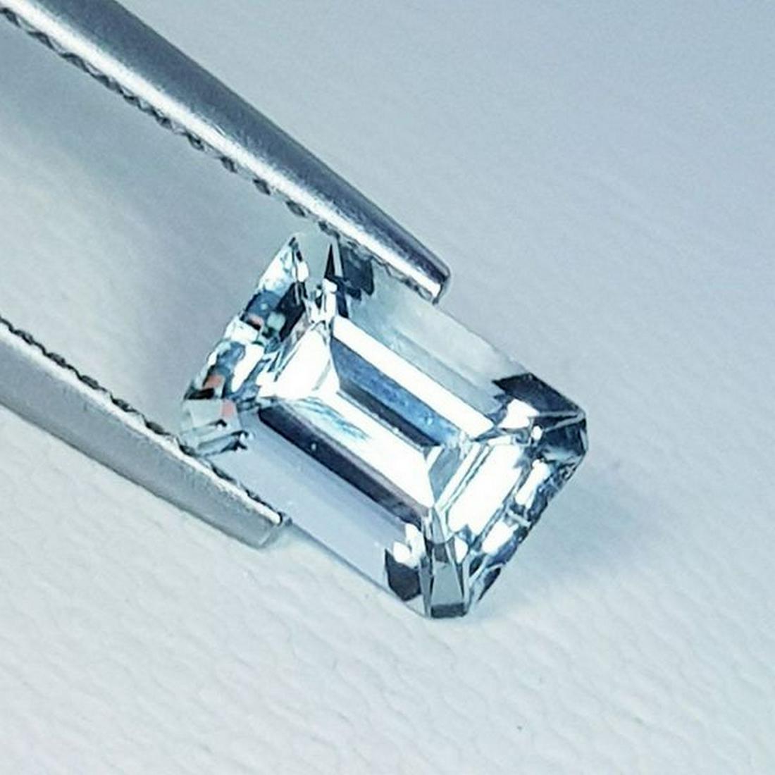 1.10 ct Natural Aquamarine Emerald Cut (1 of 5)