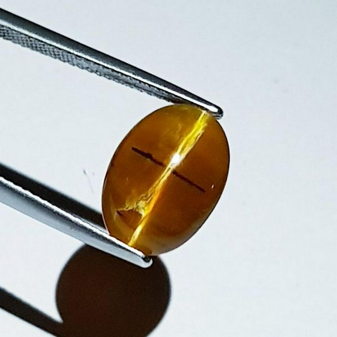 5.99 ct Natural Opal Cat's Eye: No Reserve! Title: 5.99 ct Natural Opal Cat's Eye Color/Clarity: Semi Transparent Gemstones: Loosegemstone Carat Weights: 5.99 Size/Dimensions: 13.43 x 9.70 x 7.58 Additional Information: Oval - Afric