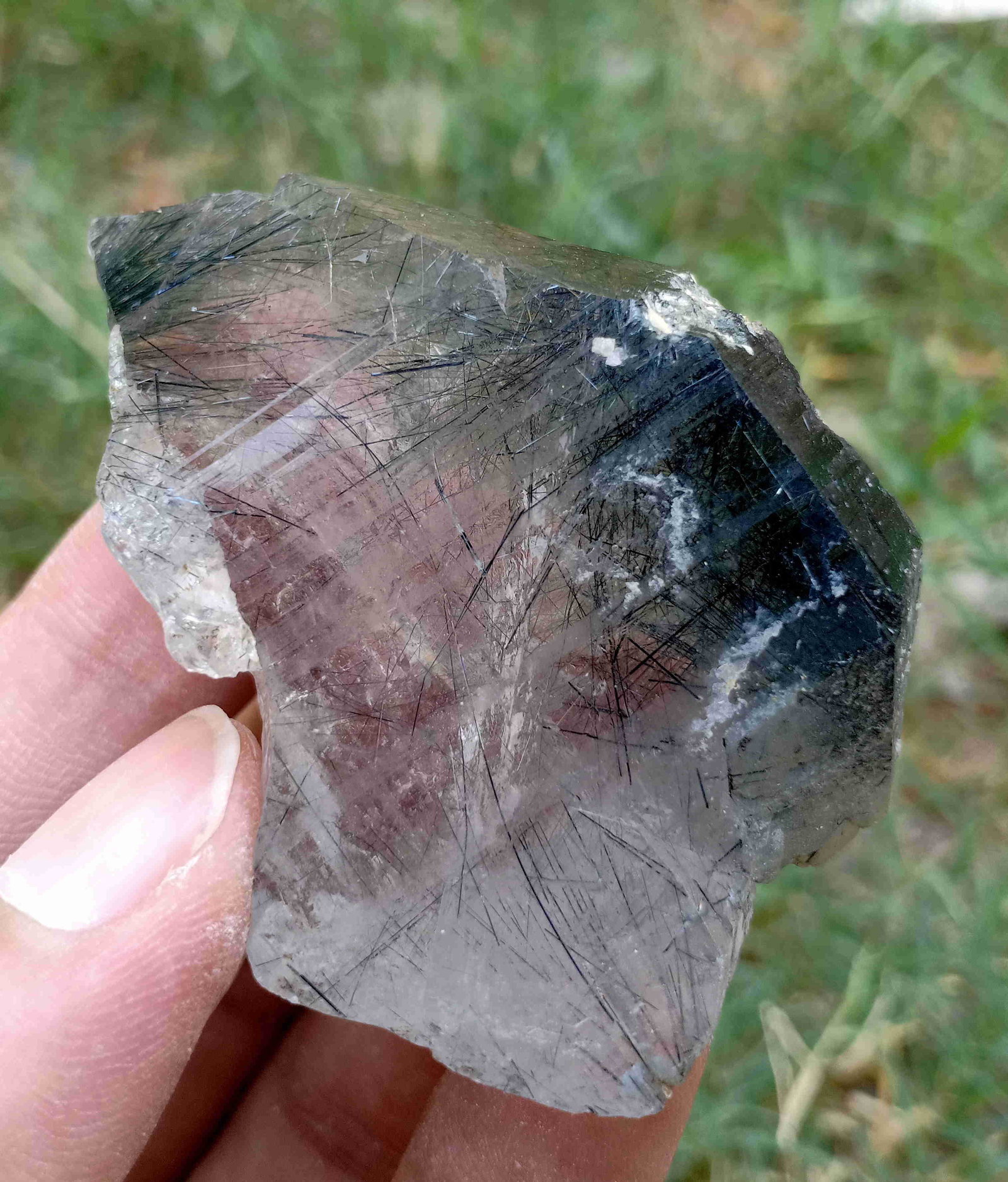57 Gram Rutile Quartz Crystal: Title: 57 Gram Rutile Quartz Crystal Treatment: Natural Weight: 57 Gram Size/Dimensions: 63x45x17 mm Origin: Pakistan Reserve: $10.00 Shipping: Domestic: Flat-rate of $15.00 to anywhere within the con