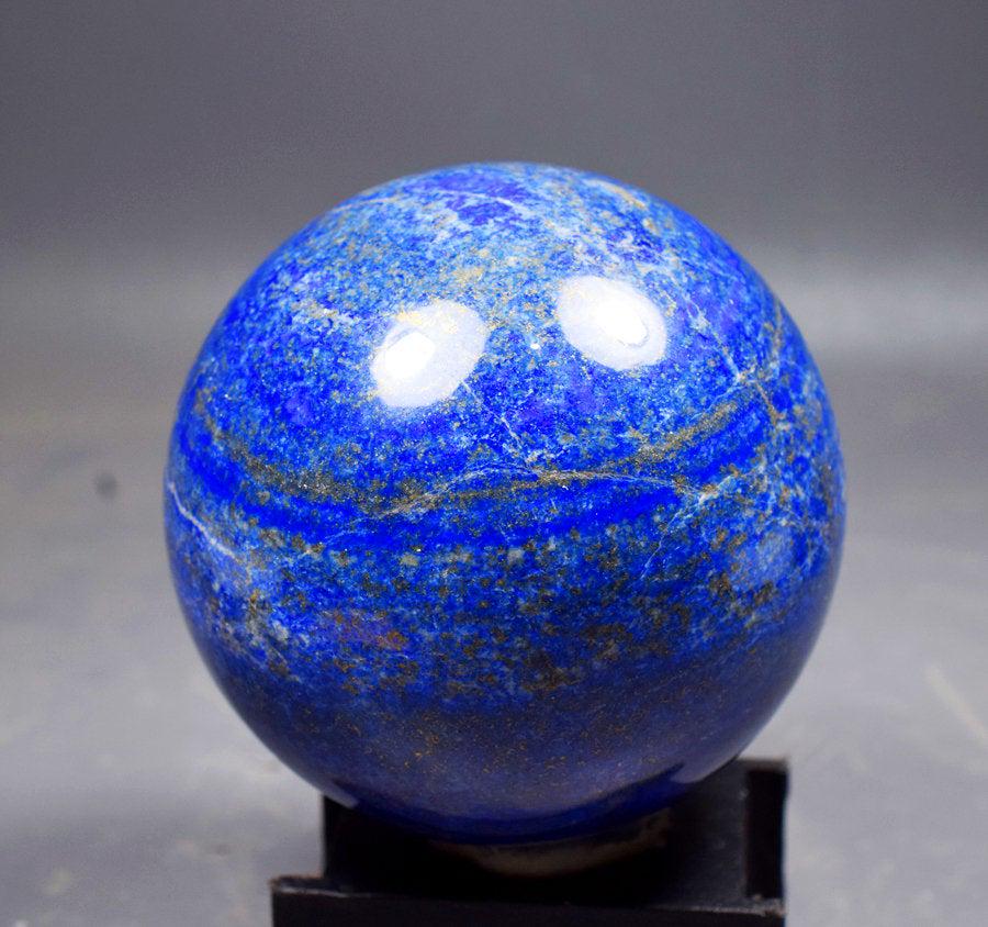 Lapis Lazuli Sphere Ball 835 Gram Huge Size Blue Lapis: Materials Lapis, Lazuli more Description Lapis Lazuli Sphere Ball 835 Gram Huge Size Blue Lapis Lazuli Sphere Ball ~ Polished Tumble ~ Healing Rock ~ Chakras ~ 80 mm Weight : 835 Gram Diameter : 80 mm