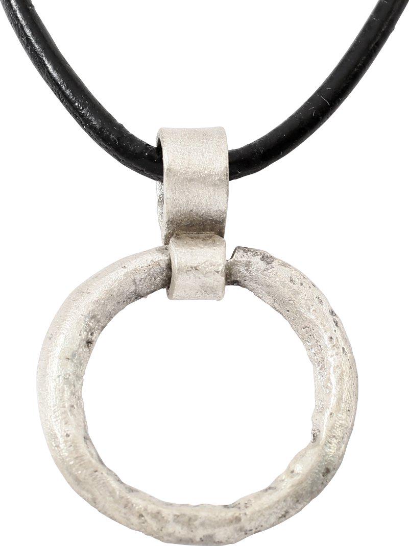 VIKING PROTECTIVE BROOCH NECKLACE 10th-11th CENTURY AD: Worn in numbers on the surface of the jerkin, these small metal brooches provided a measure of protection against sword cuts and, in fact, were a form of armor. See current Public Television programmi