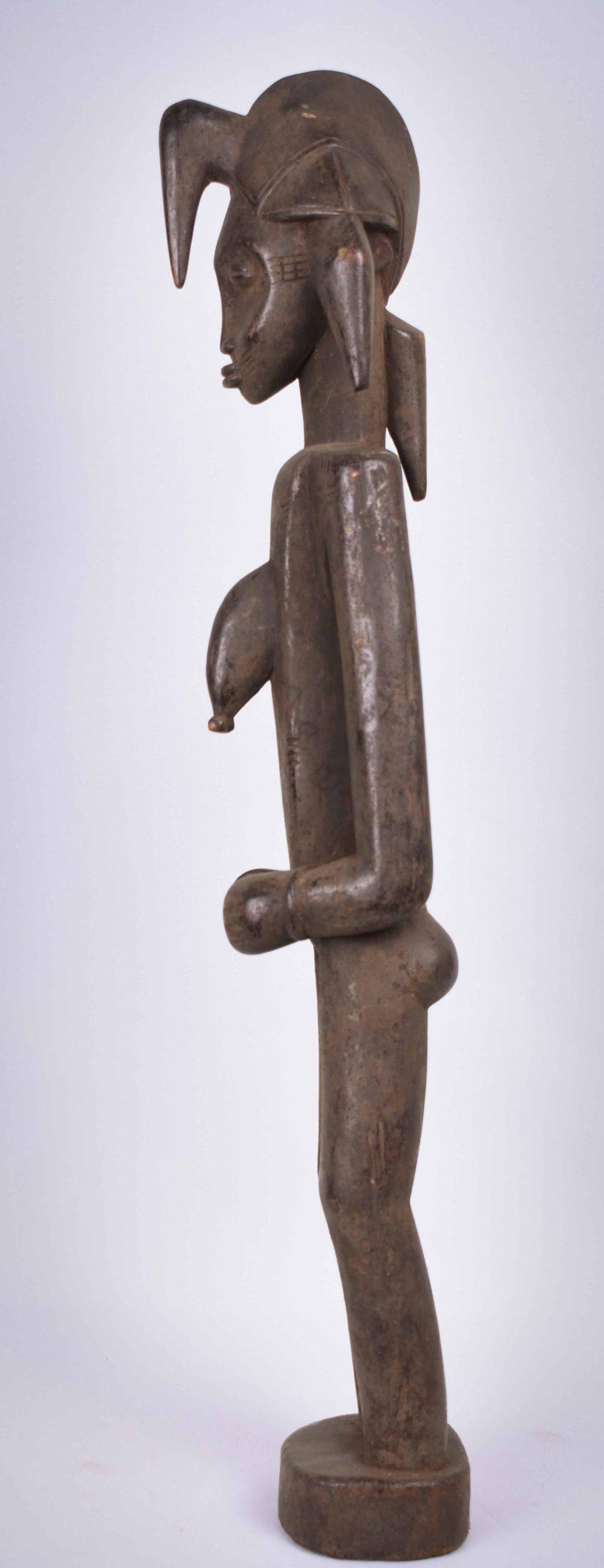 Ancestor Figure – Wood – Guro – Ivory Coast: Beautiful ancestor figure of the Guro people of Ivory Coast. Stylistic figures in good condition. Provenance: former private collection from Belgium. Shipping within 24 hours after the payment is rece