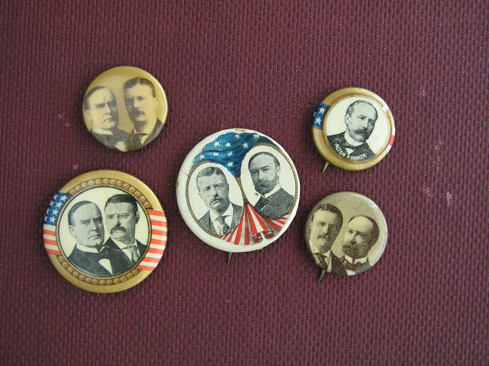 William McKinley, Theodore Roosevelt and Alton B. (1 of 1)