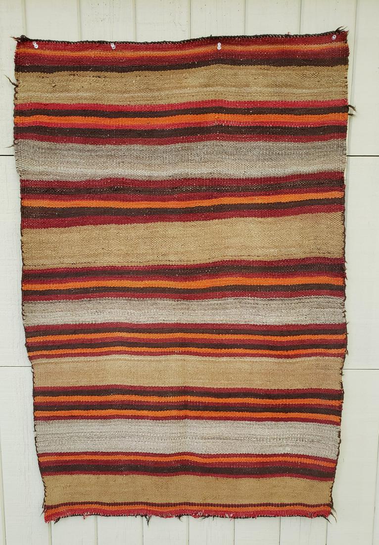 Navajo woven saddle blanket ca 1920's (1 of 9)