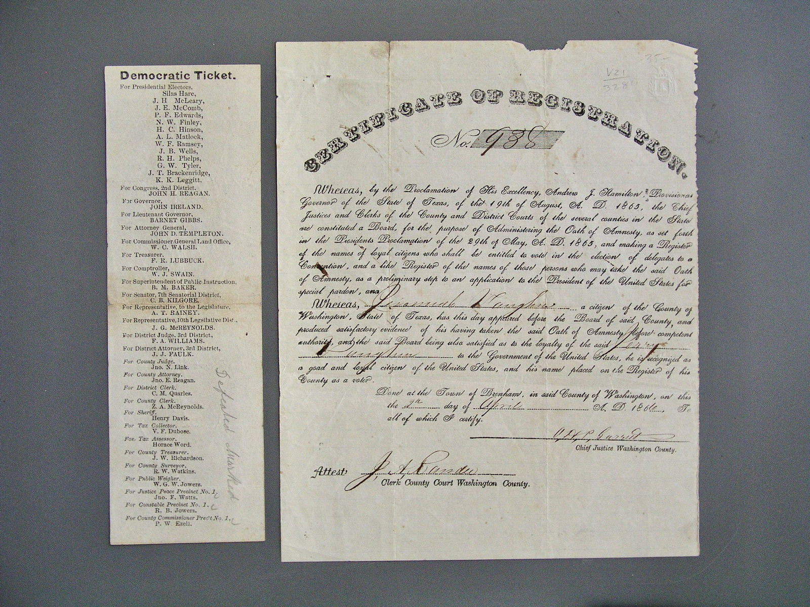 Texas and Post-Civil War Reconstruction (1 of 1)