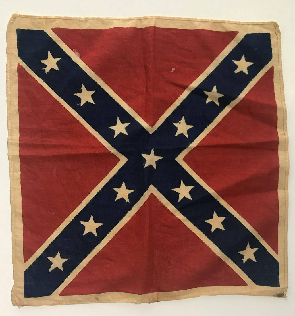 Rare Antique Square Ucv Flag 12x12: Title: RARE ANTIQUE SQUARE UCV FLAG 12X12 Dimensions: Shipping: Domestic: Flat-rate of $10.00 to anywhere within the contiguous U.S. International: Foreign shipping rates are determined by destination