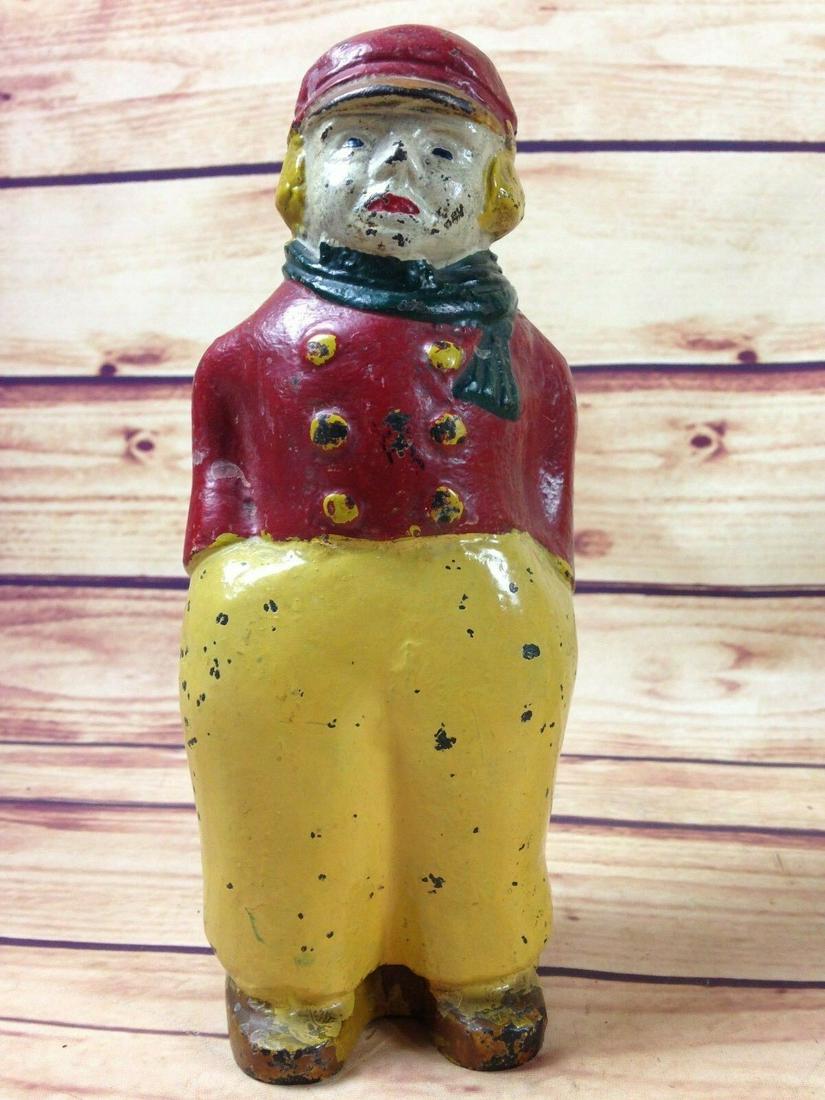 Rare Dutch Boy Doorstop Bank Beautiful Antique (1 of 4)
