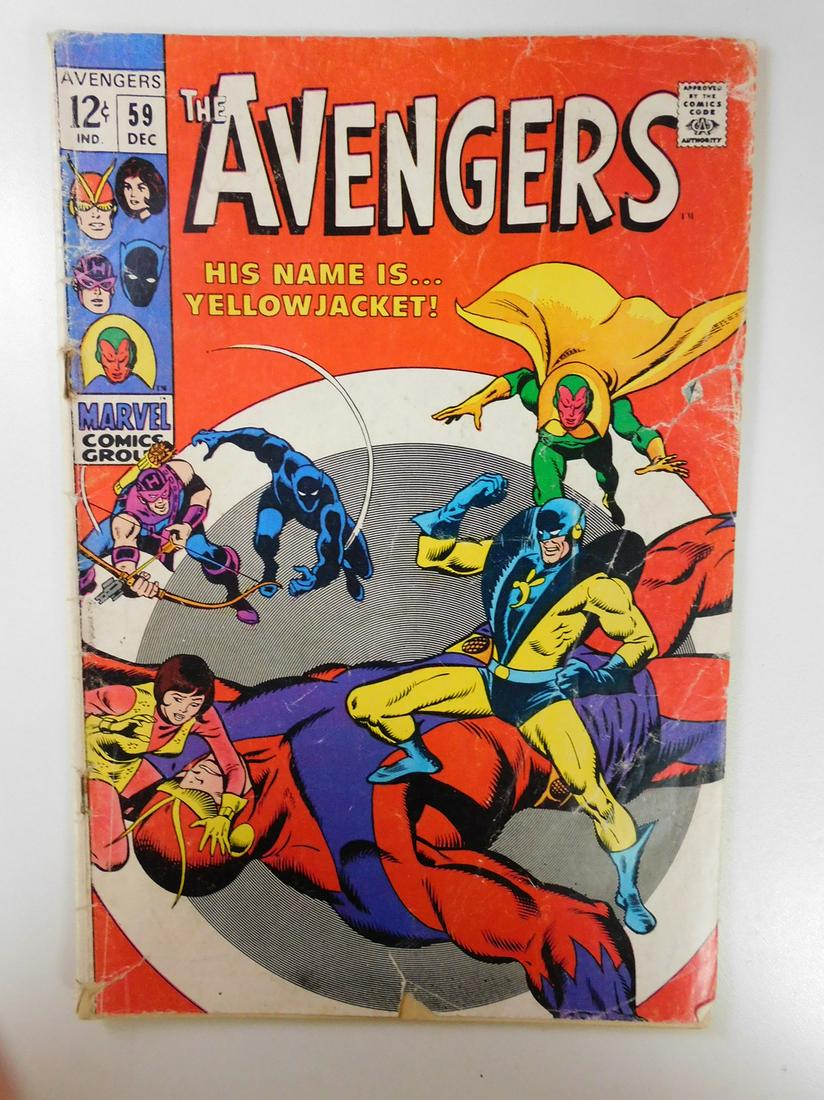Avengers #59 1st Appearance of the Yellowjacket (1 of 2)