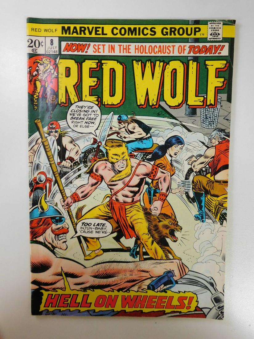 Red Wolf #8: No Reserve! Red Wolf #8. VG Shipping: Individual Comics: Flat-rate of $9.99 (1-8 comics) or $19.99 (9+ comics) to anywhere within the contiguous U.S. International: Foreign shipping rates are determin
