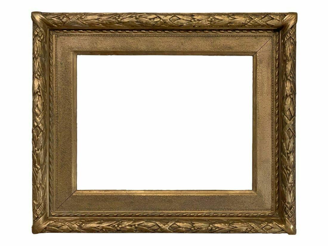 American 1910 Beux Art Metal Leaf Picture Frame (16x20) (1 of 3)