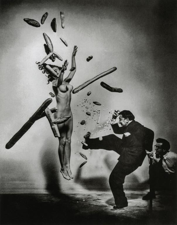 PHILIPPE HALSMAN - Salvador Dali, New York, 1951: Artist: PHILIPPE HALSMAN Title: Salvador Dali, New York, 1951 Medium: Photo Litho, 2009, China Dimensions: 7.25x9.2" Description: Heat Wax Mounted on 11x14" Conservation Board Artist Bio: Philippe Hal