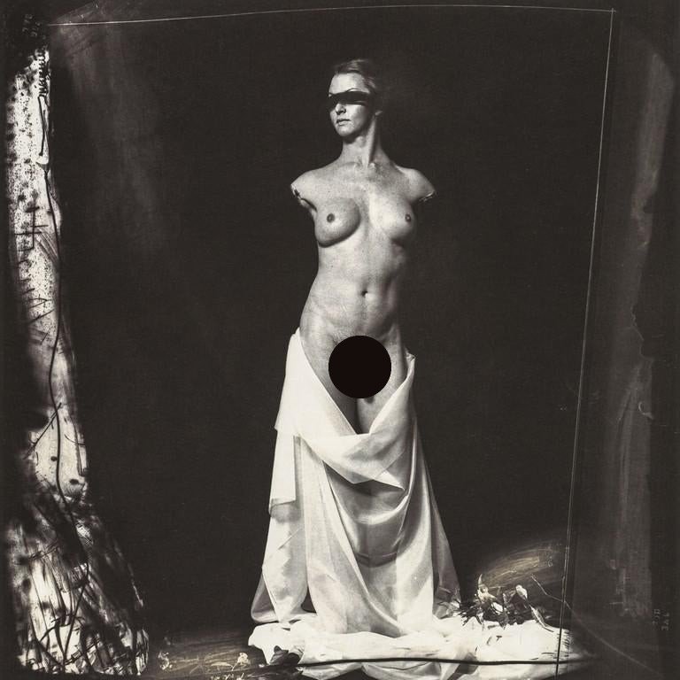 JOEL-PETER WITKIN - Madame X, San Francisco, 1981: Artist: JOEL Title: Madame X, San Francisco, 1981 Medium: Photo Litho, 1995, Italy Dimensions: 6.45x6.45" Description: Heat Wax Mounted on 8.5x11" Conservation Board Artist Bio: Joel-Peter Witkin (193