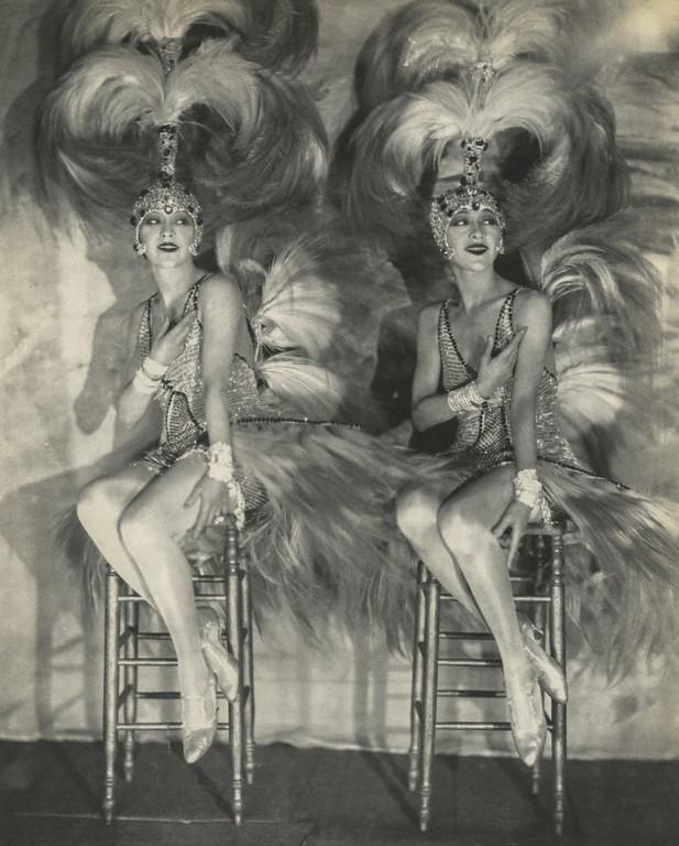 JAMES ABBE SR - The Fabulous Dolly Sisters, 1927: Artist: JAMES ABBE SR Title: The Fabulous Dolly Sisters, 1927 Medium: Photo Litho, 1961, USA Dimensions: 8.15x10.15" Description: Heat Wax Mounted on 11x14" Conservation Board Artist Bio: James Edward