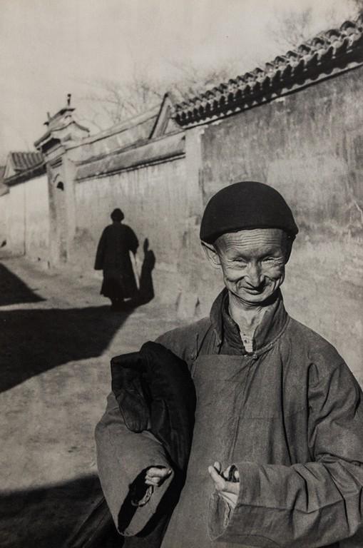 HENRI CARTIER-BRESSON - Eunuch, Imperial Court, Peking: Artist: HENRI CARTIER-BRESSON Title: Eunuch, Imperial Court, Peking, 1949 Medium: Sheet Fed Gravure, 1952, France Dimensions: 9x13.5" Description: Heat Wax Mounted on 14x18" Conservation Board Artist 