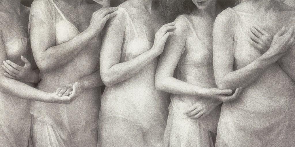 MARCIA LIPPMAN - Dancer's Connections: Artist: MARCIA LIPPMAN Title: Dancer's Connections Medium: Photo Litho, 1995, China Dimensions: 8.35x4.2" Description: Heat Wax Mounted on 8.5x11" Conservation Board Artist Bio: Marcia Lippman (1944)