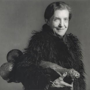 ROBERT MAPPLETHORPE - Louise Bourgeois, 1982: Artist: ROBERT MAPPLETHORPE Title: Louise Bourgeois, 1982 Medium: Photo Litho, 1992, Italy Dimensions: 6.85x6.85 Description: Heat Wax Mounted on 8.5x11" Conservation Board Artist Bio: Robert Mappleth