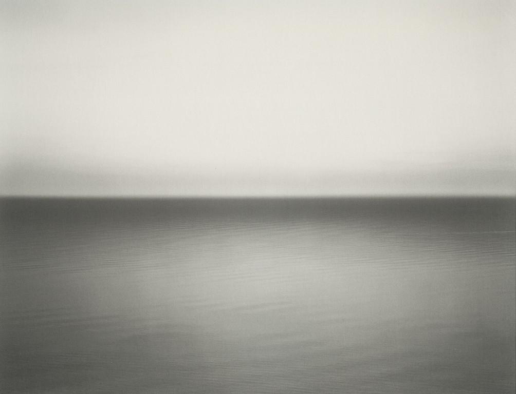 HIROSHI SUGIMOTO - Boden Sea, Uttwil, 1993: Artist: HIROSHI SUGIMOTO Title: Boden Sea, Uttwil, 1993 Medium: Photo Litho, 2005, Germany Dimensions: 8.5x6.5" Description: Heat Wax Mounted on 8.5x11" Conservation Board Artist Bio: Hiroshi Sugimoto