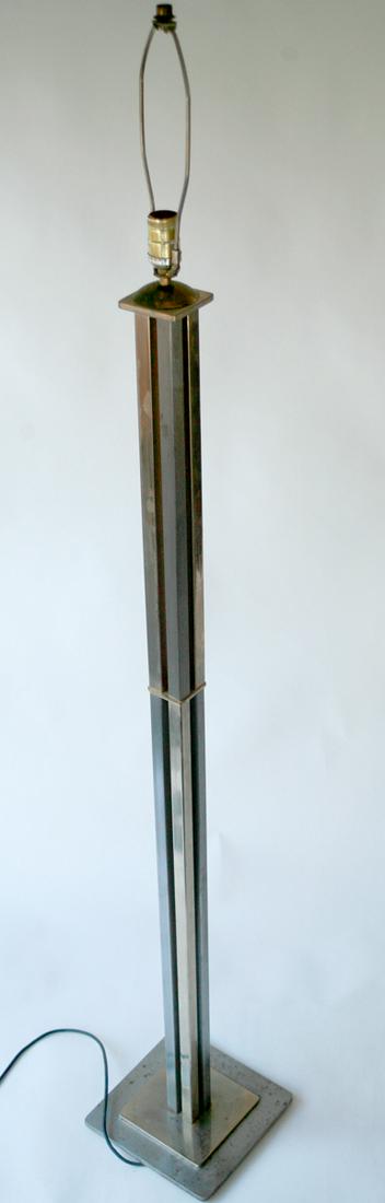 FRENCH ART DECO modernist FLOOR LAMP ADNET manner (1 of 3)