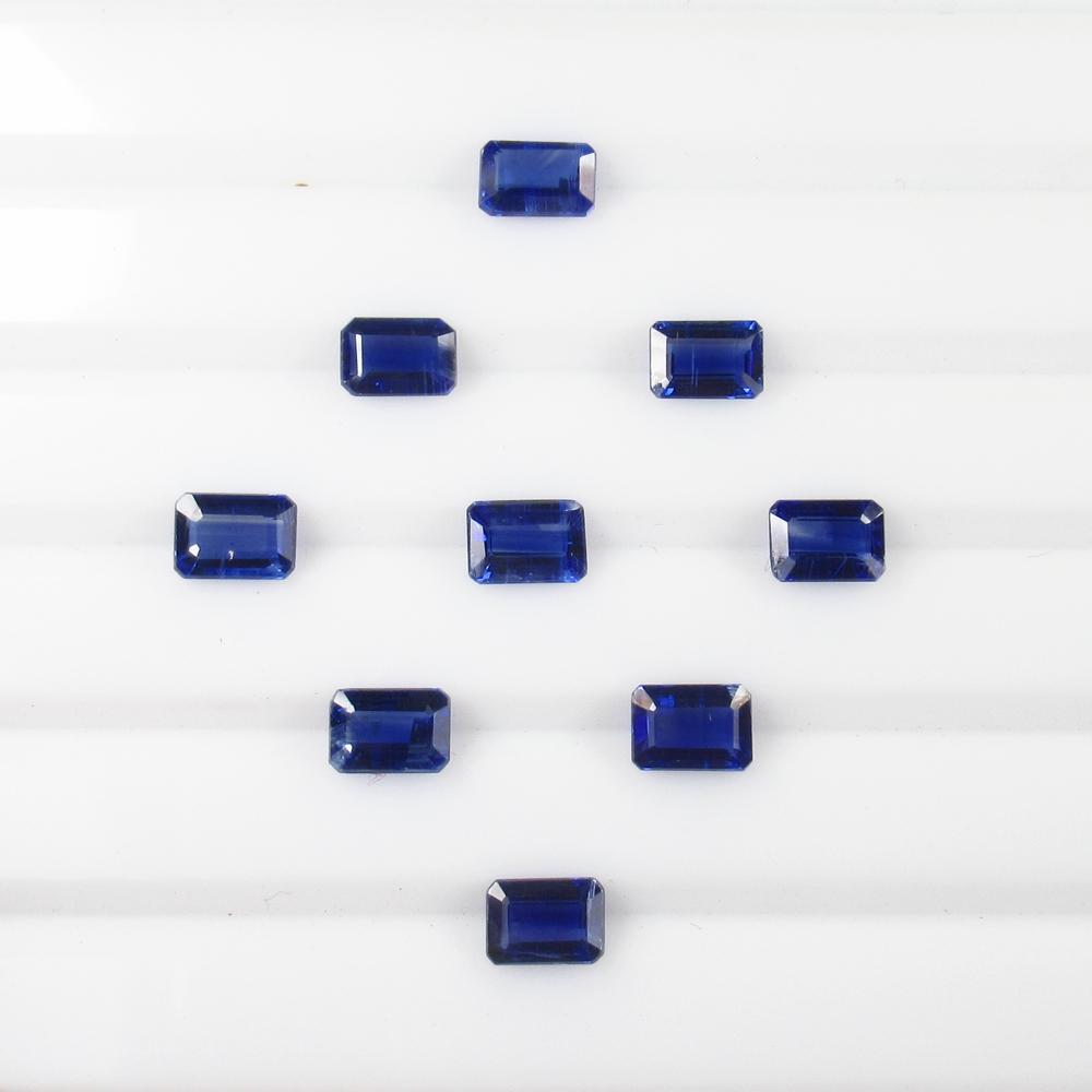 10.62 Ct Natural 9 Deep Blue Kyanite Octagon Necklace (1 of 2)