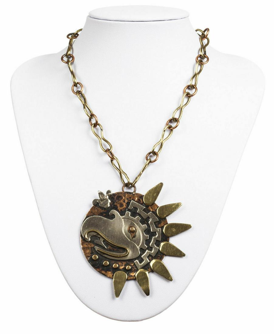 Mexican Handmade Bird Pendant Necklace (1 of 7)