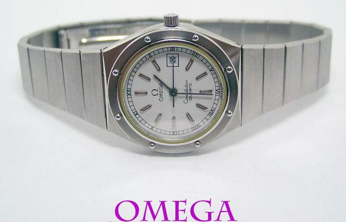 Ladies S/Steel OMEGA CONSTELLATION Quartz Watch 1380 in: Ladies S/Steel OMEGA SEAMASTER Quartz Watch 1380 in Excellent Condition This Ledies OMEGA watch is Swiss made Great present for yourself or someone you love! * Stainless steel case, back & bracelet in