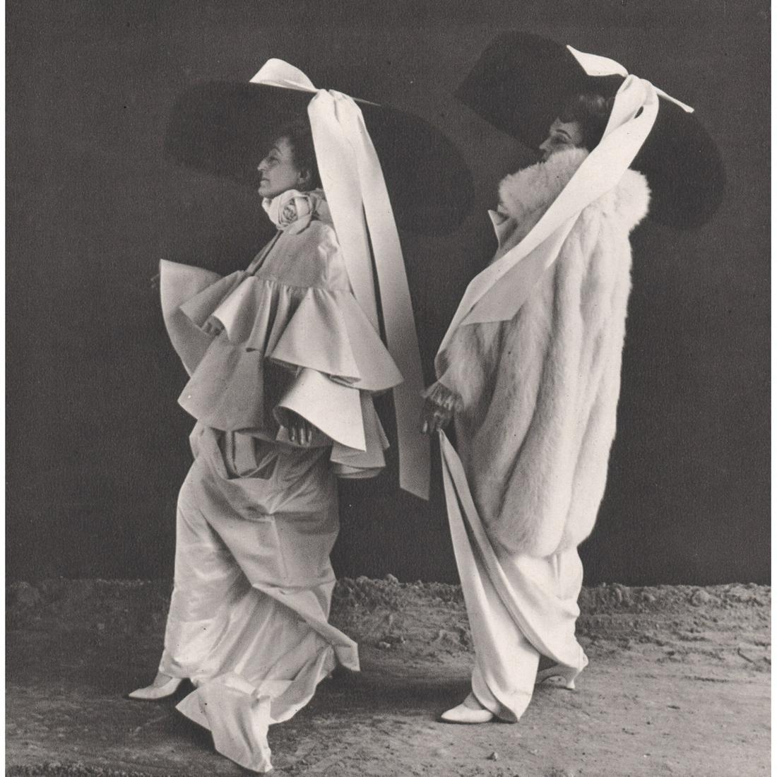 CECIL BEATON - My Fair Lady extras: Artist: CECIL BEATON Print Title: My Fair Lady extras Medium: Sheet-fed Gravure Printing Date: 1960's Printed in Great Britain Image Size: 6.5 X 6.5 inches Cecil Beaton was an English fashion, portrai