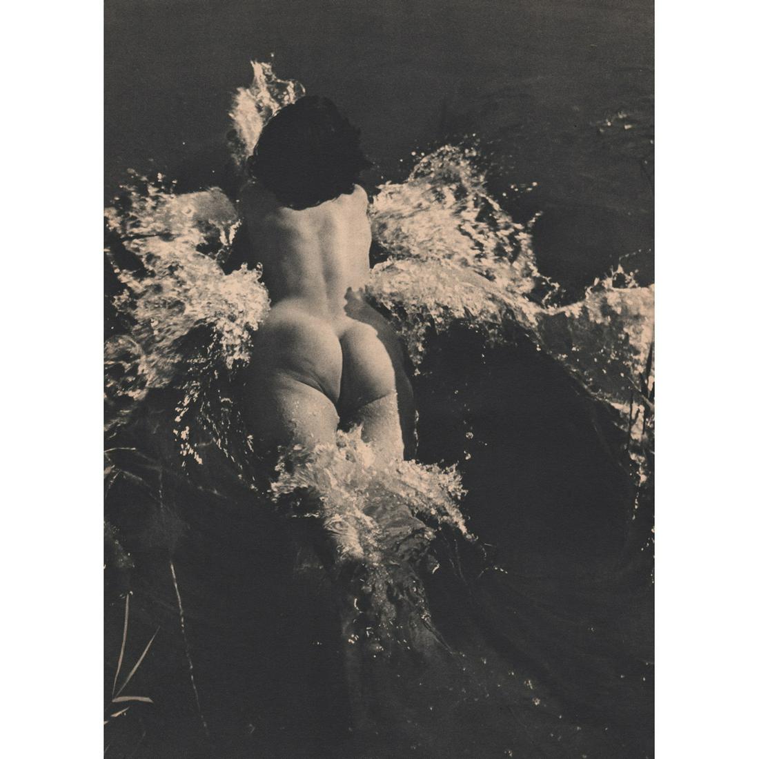 PIERRE BOUCHER - Nude: Artist: PIERRE BOUCHER Print Title: Nude Medium: Sheet-fed Gravure Printing Date: 1950's Printed in France Image size approx. 11.5 x 8.5 inches Pierre Boucher (1908-2000) was a French photographer who