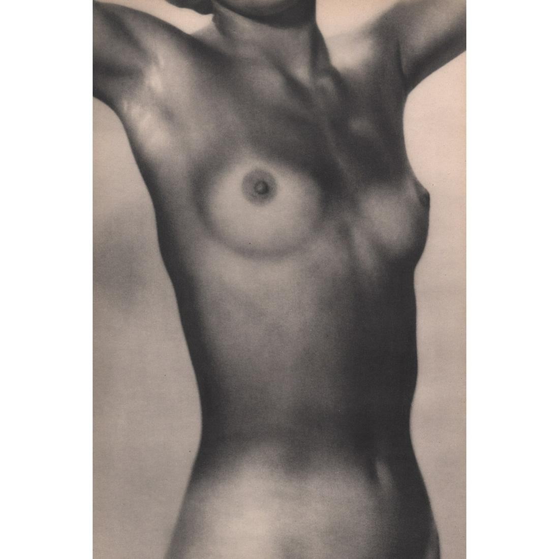 MAN RAY - Nude: Artist: MAN RAY Print Title: Nude Medium: Sheet-fed Gravure Printing Date: 1930's Printed in France Image size approx: 10 x 6.5 inches Man Ray, original name Emmanuel Radnitzky, was born on August 27,