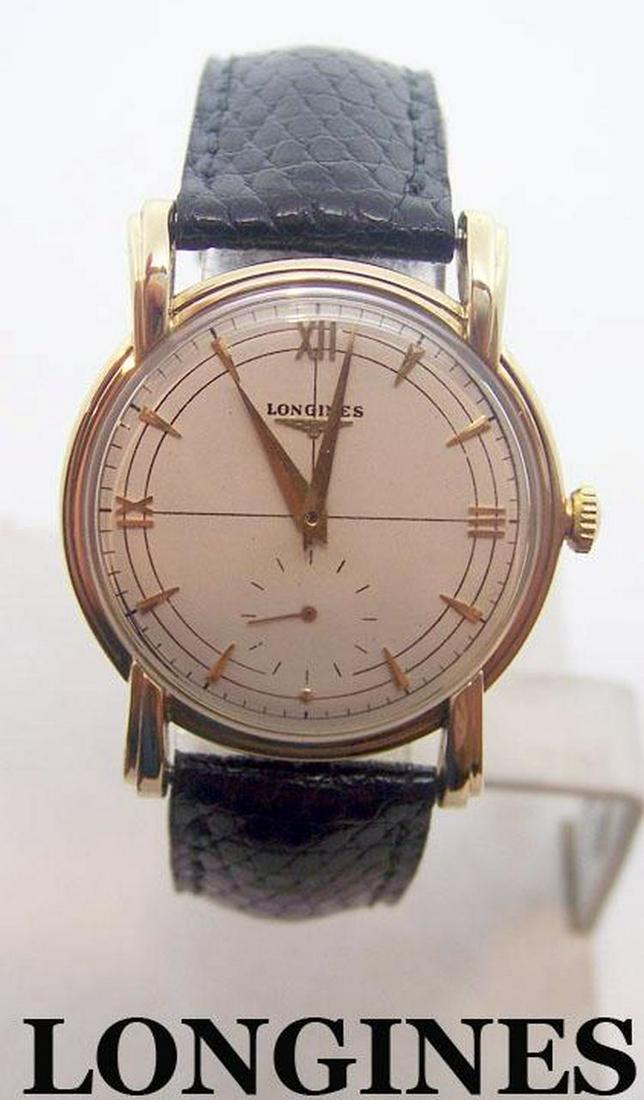 Vintage 14k LONGINES Mens Winding Watch Ref.5508: Description Vintage 14k LONGINES Mens Winding Watch Ref.5508 c.1940s Cal 27M EXLNT RARE?? Great present for yourself or someone you love as well as for vintage collectors or enthusiasts! * Solid 14k y