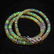 48.52 Ct 925 Silver 165 Round Multi-Color Fire Opal