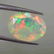 IGI Certified 1.88 Ctw Natural MultiColor Fire Oval Cut