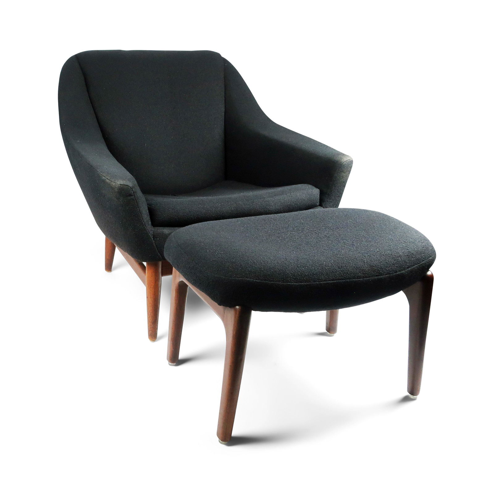 1960s Black Danish Modern Lounge Chair (1 of 10)