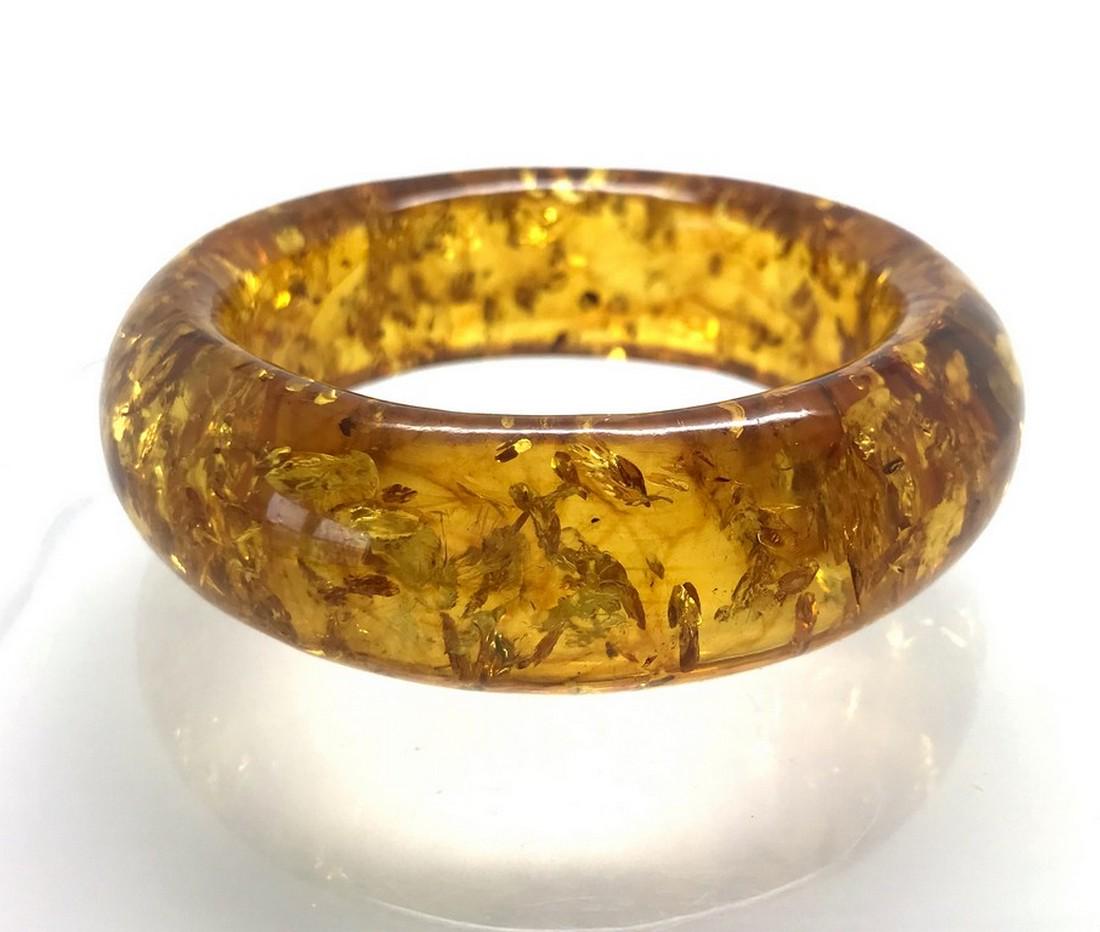 Phenomenal Amber Bangle Bracelet (1 of 10)