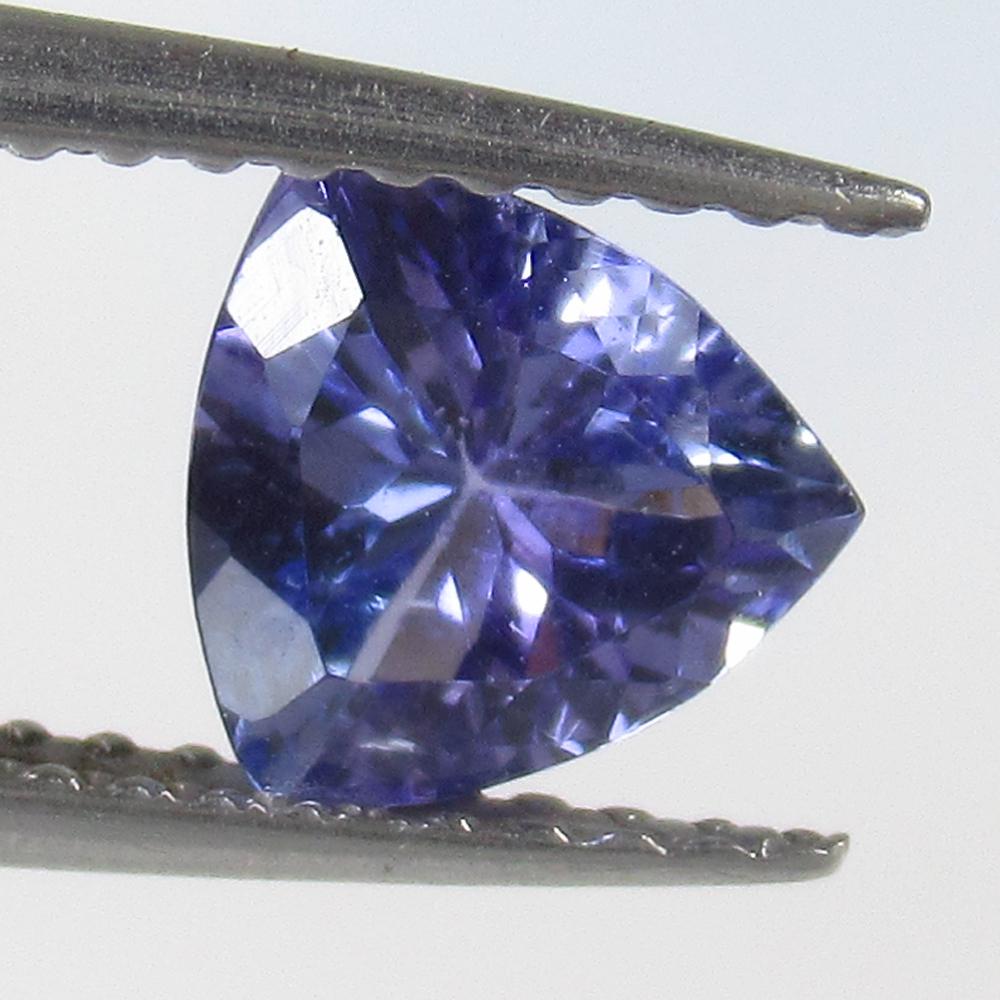 0.89 Ct Natural Tanzanite Trillion Cut: No Reserve! Title: 0.89 Ct Natural Tanzanite Trillion Cut Stone Clarity: VVS Gemstone: Natural Tanzanite Carat Weight: 0.89 Size/Dimensions: 6.50 x 6.50 x 3.90 mm Additional Information: Top Quality L