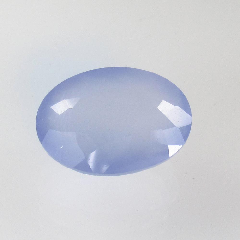 11.55 Ct Natural Chalcedony Oval Cut (1 of 2)