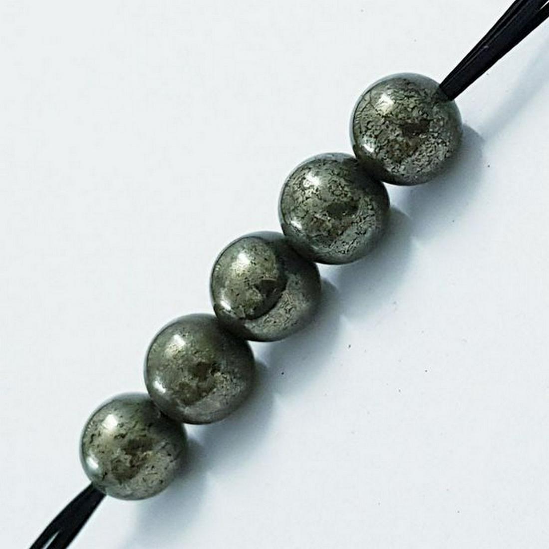 28.80 ct Natural 8mm Hematite Drilled Beads (1 of 5)