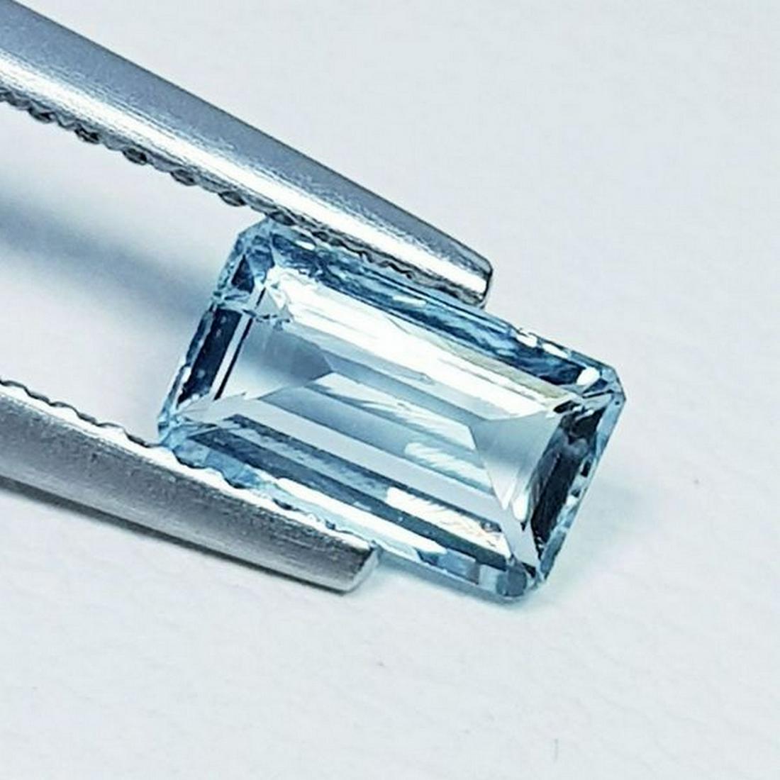 0.64 ct Natural Aquamarine Emerald Cut (1 of 5)
