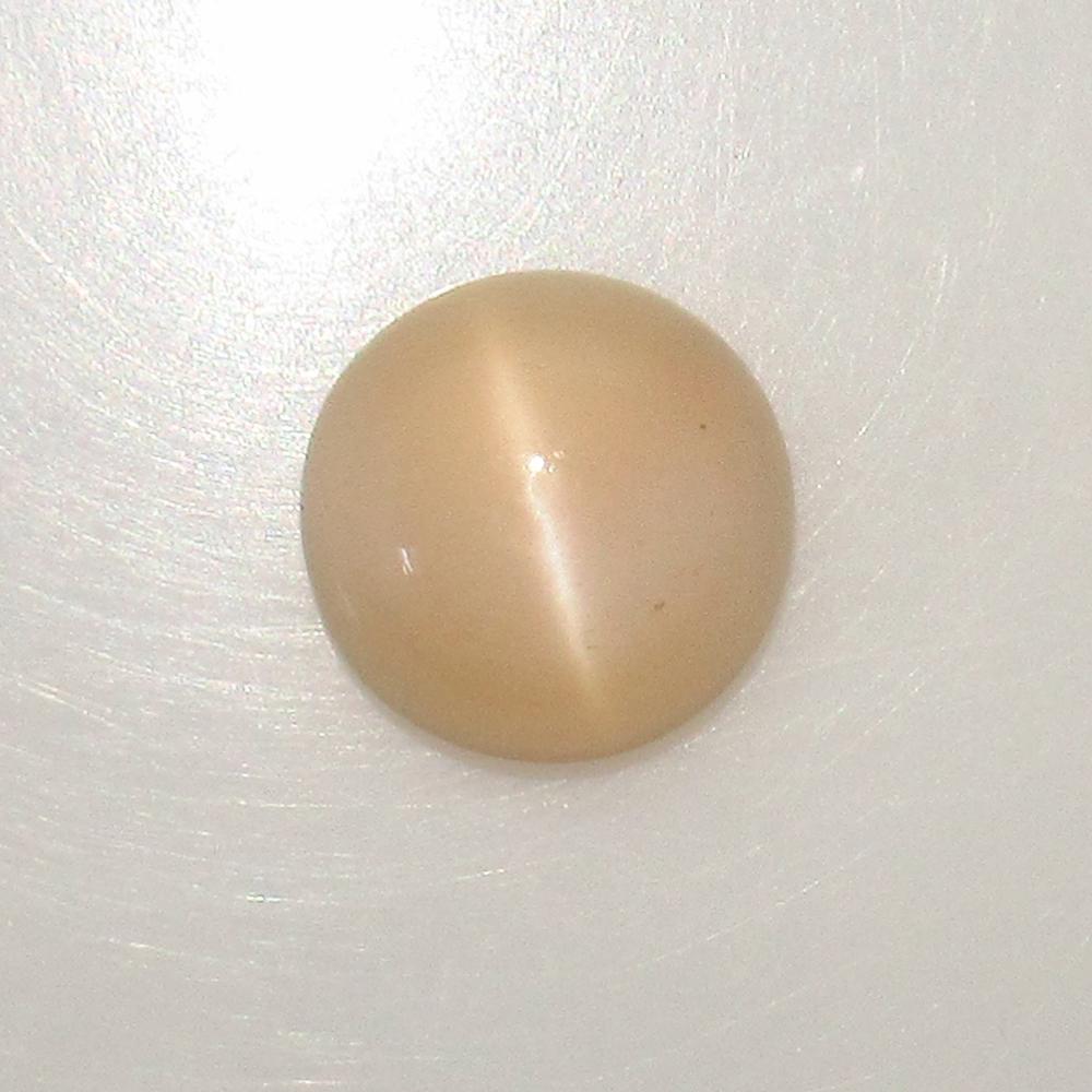 2.80 Ctw Natural Moonstone Round Cab: No Reserve! Title: 2.80 Ctw Natural Moonstone Round Cab Stone Clarity: Transparent Gemstones: Moonstone Carat Weights: 2.8 Size/Dimensions: 9.60 x 9.60 x 4.50 mm Additional Information: Nice Round Cab