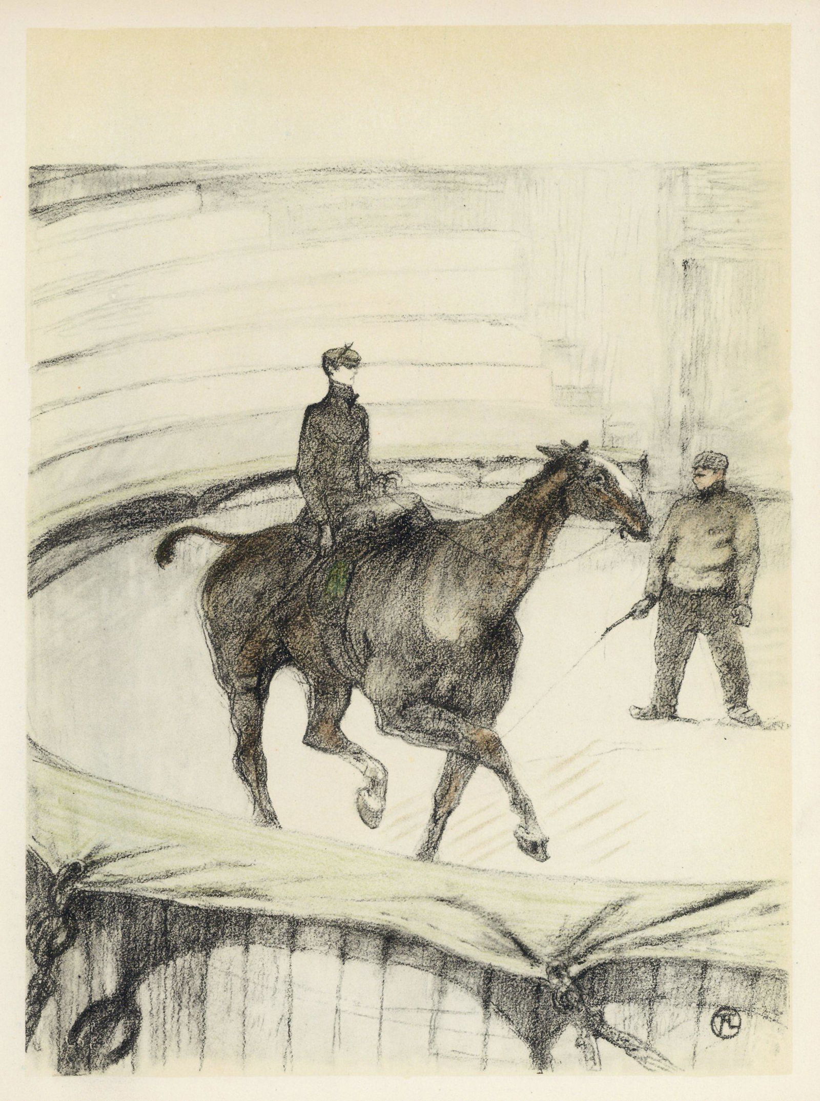 Toulouse-Lautrec "Travail de repetition" lithograph | (1 of 1)