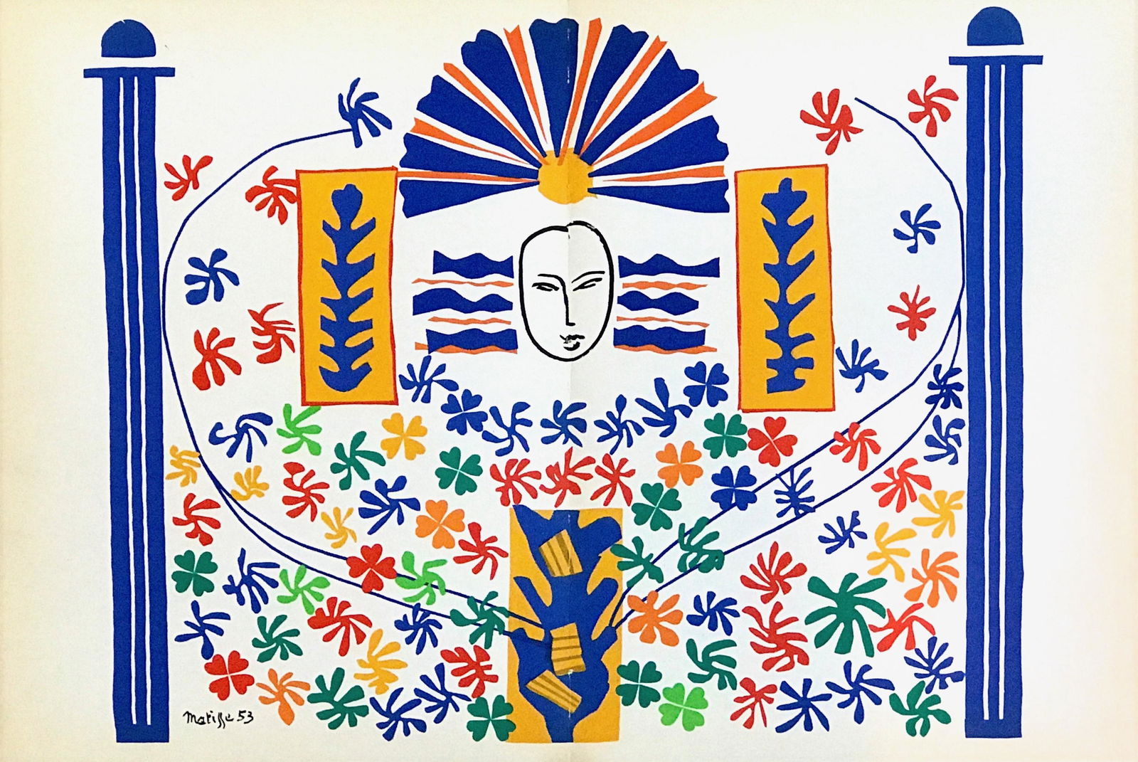 Henri Matisse lithograph "Apollon" (1 of 1)