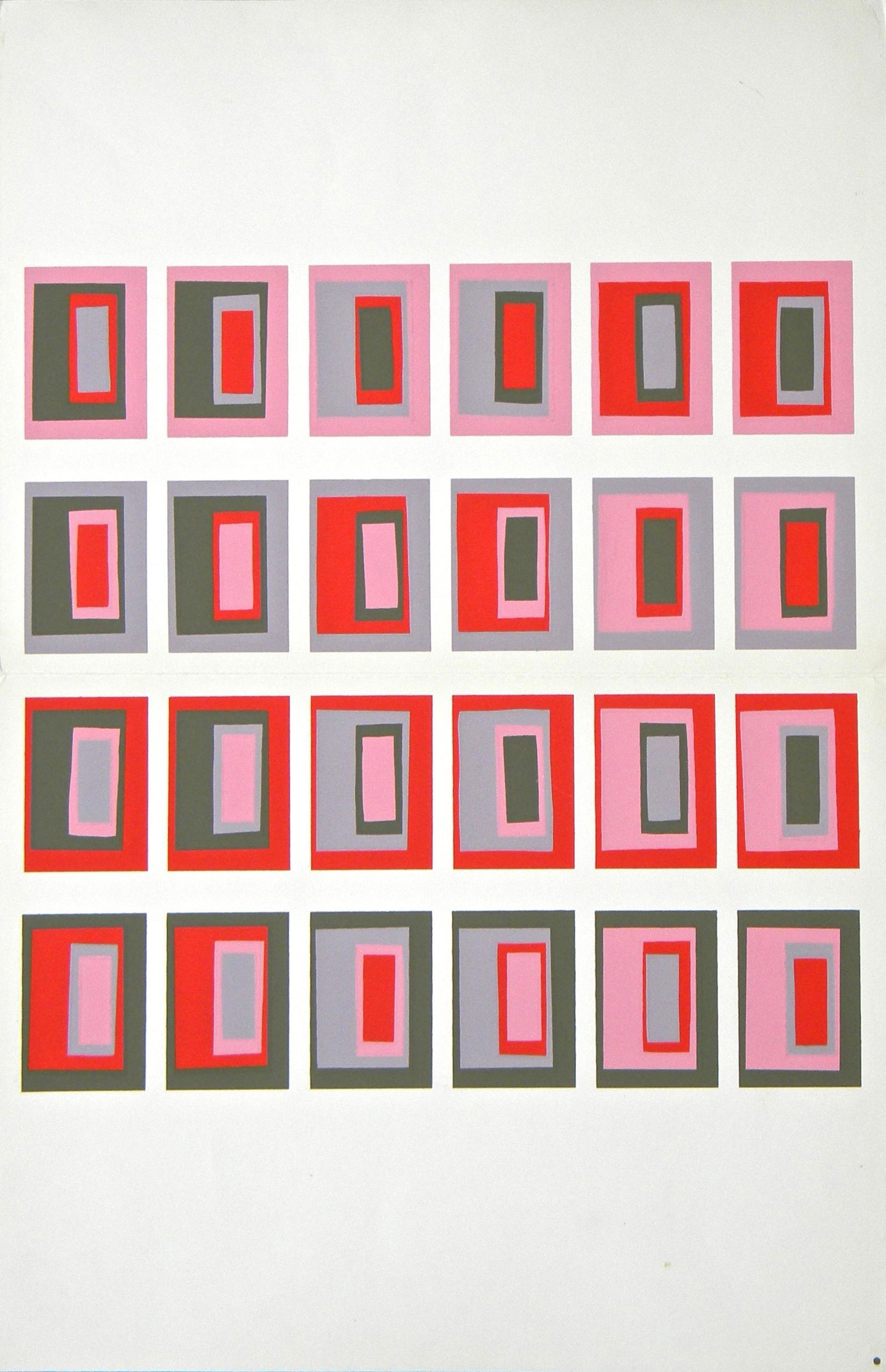 Josef Albers silkscreen | Interaction of Color, 1963 (1 of 1)