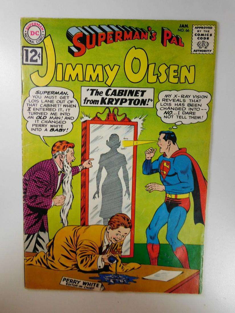 Superman's Pal Jimmy Olsen #66: No Reserve! Superman's Pal Jimmy Olsen #66. VG/FN Shipping: Individual Comics: Flat-rate of $9.99 (1-8 comics) or $19.99 (9+ comics) to anywhere within the contiguous U.S. International: Foreign shipp