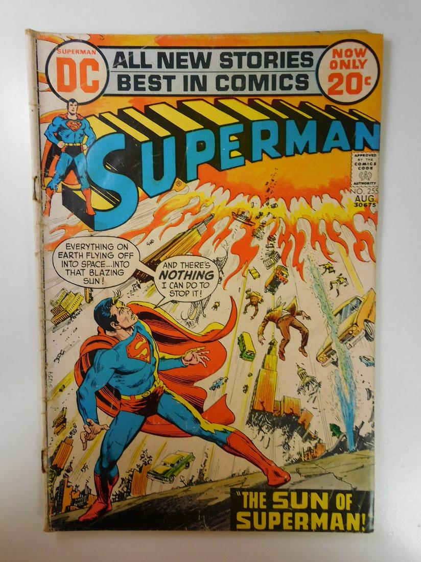 Superman #255: No Reserve! Superman #255. GD/VG Shipping: Individual Comics: Flat-rate of $9.99 (1-8 comics) or $19.99 (9+ comics) to anywhere within the contiguous U.S. International: Foreign shipping rates are det