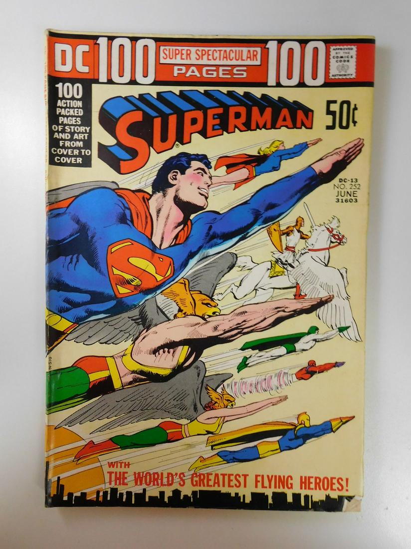 Superman #252: No Reserve! Superman #252. FN/VF Shipping: Individual Comics: Flat-rate of $9.99 (1-8 comics) or $19.99 (9+ comics) to anywhere within the contiguous U.S. International: Foreign shipping rates are det