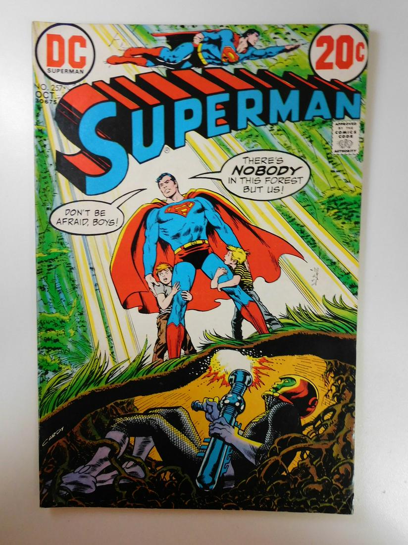 Superman #257: No Reserve! Superman #257. FN Shipping: Individual Comics: Flat-rate of $9.99 (1-8 comics) or $19.99 (9+ comics) to anywhere within the contiguous U.S. International: Foreign shipping rates are determ