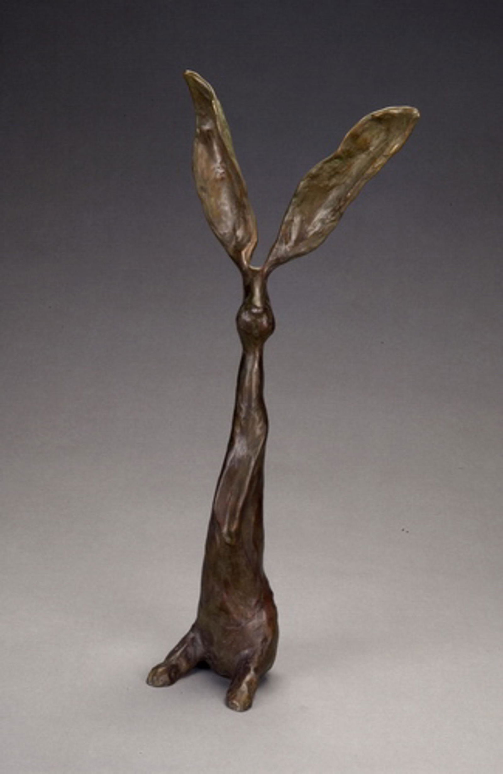 Jim Budish - Chauncey - 15" (141/250): Title: Chauncey - 15" (141/250) Artist: Jim Budish Medium/Material: Bronze Size: 15 x 5 in (38.10 x 12.70 cm) Reserve: $850.00 Shipping: Domestic: Flat-rate of $45.00 to anywhere within the contiguous