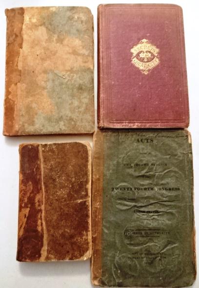 19th C Early Americana Book Lot (1 of 3)