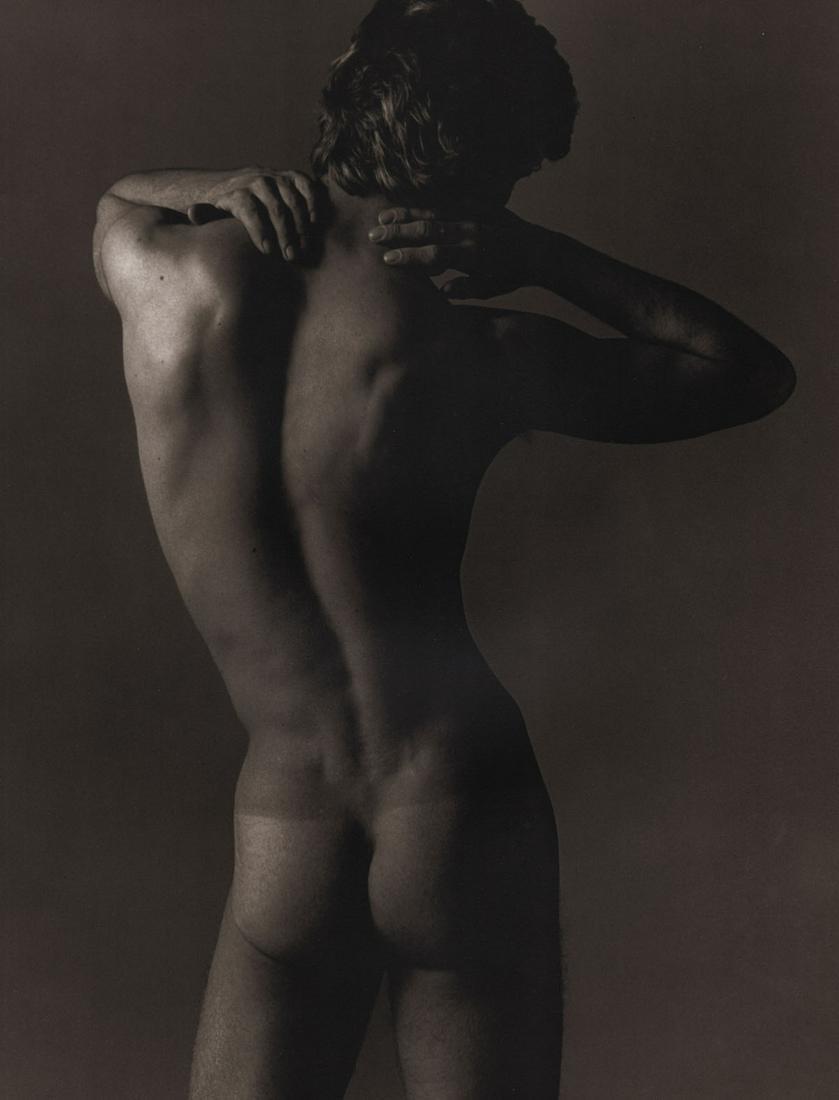 KEN HAAK - Male Nude ,1973: Artist: KEN HAAK Print Title: Male Nude, 1973 Medium: Tri-tone Photo-lithographs (Limited edition of 5000) Printed in the 1980’s, in the US Image size (inches) approx. 12.5 x 9.5” Ken Haak(1923 - 